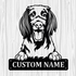 Personalized German Longhaired Pointer Metal Sign, Dog Owner Wall Art, Memorial Gift
