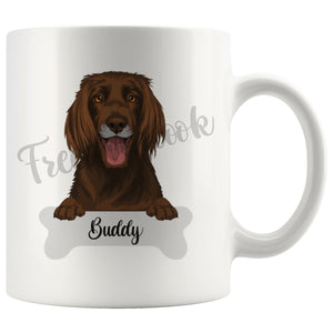 Personalized German Longhaired Pointer Dog Mom Dad Mug, Funny Dog Owner Gift