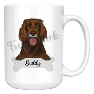 Personalized German Longhaired Pointer Dog Mom Dad Mug, Funny Dog Owner Gift