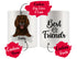Personalized German Longhaired Pointer Dog Rescue Mom Dad Mug, Dog Owner Gift