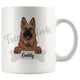 Personalized German Shepherd Dog Mom Dad Mug, Funny Dog Owner Gift