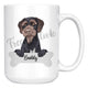 Personalized German Wirehaired Pointer Dog Mom Dad Mug, Funny Dog Owner Gift
