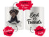 Personalized German Wirehaired Pointer Dog Rescue Mom Dad Mug, Dog Owner Gift