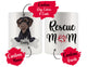 Personalized German Wirehaired Pointer Dog Rescue Mom Dad Mug, Dog Owner Gift