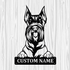 Personalized Giant Schnauzer Metal Sign, Dog Owner Wall Art, Memorial Gift