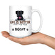 Personalized Giant Schnauzer Dog Mom Dad Mug, Custom Dog's Name Gift