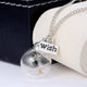 Glass Bottle Wish Necklace - Freedom Look