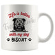 Personalized Glen of Imaal Terrier Dog Mom Dad Mug, Custom Dog's Name Gift
