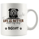 Personalized Glen of Imaal Terrier Dog Mom Dad Mug, Custom Dog's Name Gift