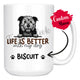 Personalized Glen of Imaal Terrier Dog Mom Dad Mug, Custom Dog's Name Gift