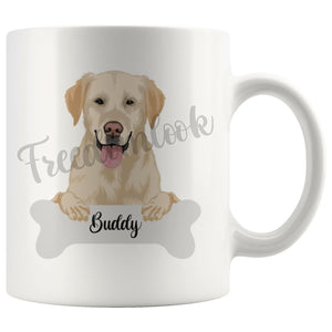 Personalized Goldador Dog Mom Dad Mug, Funny Dog Owner Gift