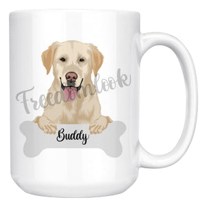Personalized Goldador Dog Mom Dad Mug, Funny Dog Owner Gift