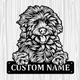 Personalized Goldendoodle Metal Sign, Dog Owner Wall Art, Memorial Gift