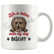 Personalized Goldendoodle Dog Mom Dad Mug, Custom Dog's Name Gift