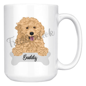 Personalized Goldendoodle Dog Mom Dad Mug, Funny Dog Owner Gift