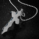 Blue Cross Pendant Necklace - Freedom Look