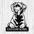 Personalized Great Dane Metal Sign, Dog Owner Wall Art, Memorial Gift