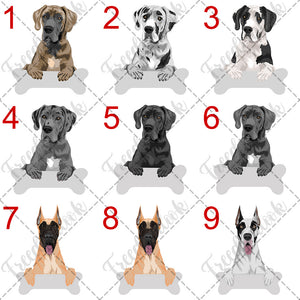 Personalized Great Dane Dog Rescue Mom Dad Mug, Best Dog Owner Gift