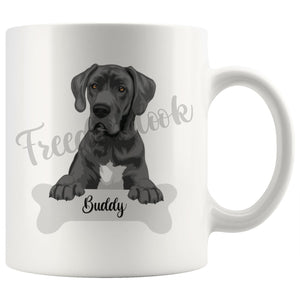 Personalized Great Dane Dog Mom Dad Mug, Funny Dog Owner Gift
