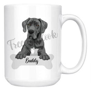 Personalized Great Dane Dog Mom Dad Mug, Funny Dog Owner Gift