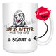 Personalized Great Pyreness Dog Mom Dad Mug, Custom Dog's Name Gift