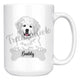 Personalized Great Pyrenees Dog Mom Dad Mug, Funny Dog Owner Gift