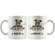 Personalized Greyhound Dog Mom Dad Mug, Custom Dog's Name Gift