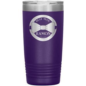 Groomsman Party - Best Man Tumbler or Travel Mug