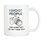 Photographer Coffee Mug - Photography Gag Gifts - Unique Funny Gift For Him Or Her - Photography Related Gifts - I Shoot People With My Camera (11 oz)