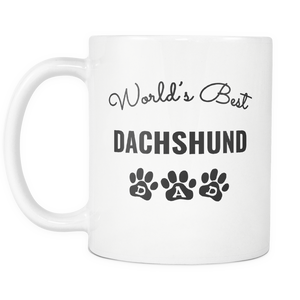 Lil Weiners - Little Weiner Dog Mug - World's Best Dad - Great Gift For Dachshund Owner - Freedom Look