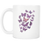 Purple Butterflies Mug (11 oz) - Freedom Look