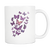 Purple Butterflies Mug (11 oz) - Freedom Look
