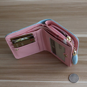 Lady Cat Leather Wallet - Freedom Look