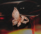 Beautiful Butterfly Rings With Austrian Crystals - Freedom Look