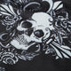 Skull Print Hoodie with Angel Wings - Freedom Look