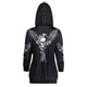 Skull Print Hoodie with Angel Wings - Freedom Look