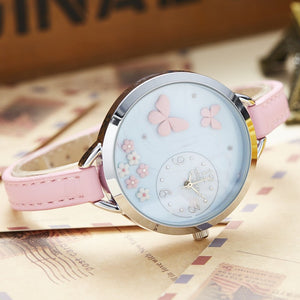 High Quality Pink Butterfly Watch - Water Resistance - Freedom Look