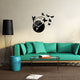 Butterfly Mirror Sun Acrylic Wall Clock - Freedom Look