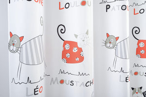 Funny Cat Waterproof Shower Curtain - Trend 2017 - Freedom Look