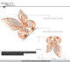 Beautiful Butterfly Rings With Austrian Crystals - Freedom Look