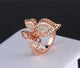 Beautiful Butterfly Rings With Austrian Crystals - Freedom Look