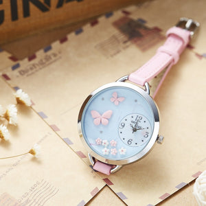 High Quality Pink Butterfly Watch - Water Resistance - Freedom Look