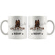 Personalized Harzer Fox Dog Mom Dad Mug, Custom Dog's Name Gift