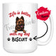 Personalized Harzer Fox Dog Mom Dad Mug, Custom Dog's Name Gift