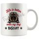Personalized Havanese Dog Mom Dad Mug, Custom Dog's Name Gift