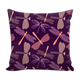 Dragonfly Violet Pillow With Insert - Freedom Look