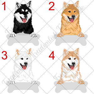 Personalized Hokkaido Dog Mom Dad Mug, Best Dog Owner Gift