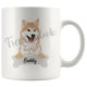 Personalized Hokkaido Dog Mom Dad Mug, Funny Dog Owner Gift