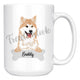 Personalized Hokkaido Dog Mom Dad Mug, Funny Dog Owner Gift