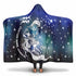 Personalized Aquarius Horoscope Zodiac Star Sign Hooded Blanket